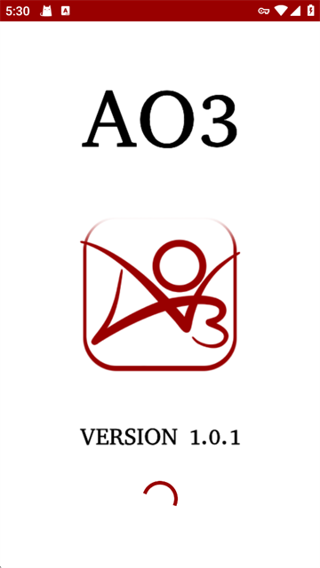 AO3 手机端启动界面